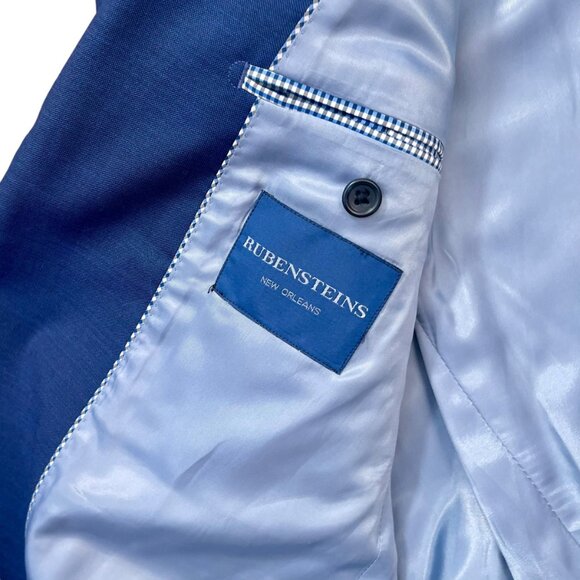 Rubensteins Ronaldo Jacket 42R Cobalt Blue NWT - Picture 4 of 8